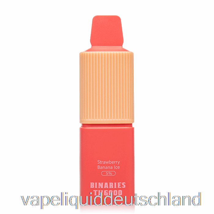 Horizon Binaries TH6000 Einweg-Erdbeer-Bananen-Eis-Vape-Flüssigkeit